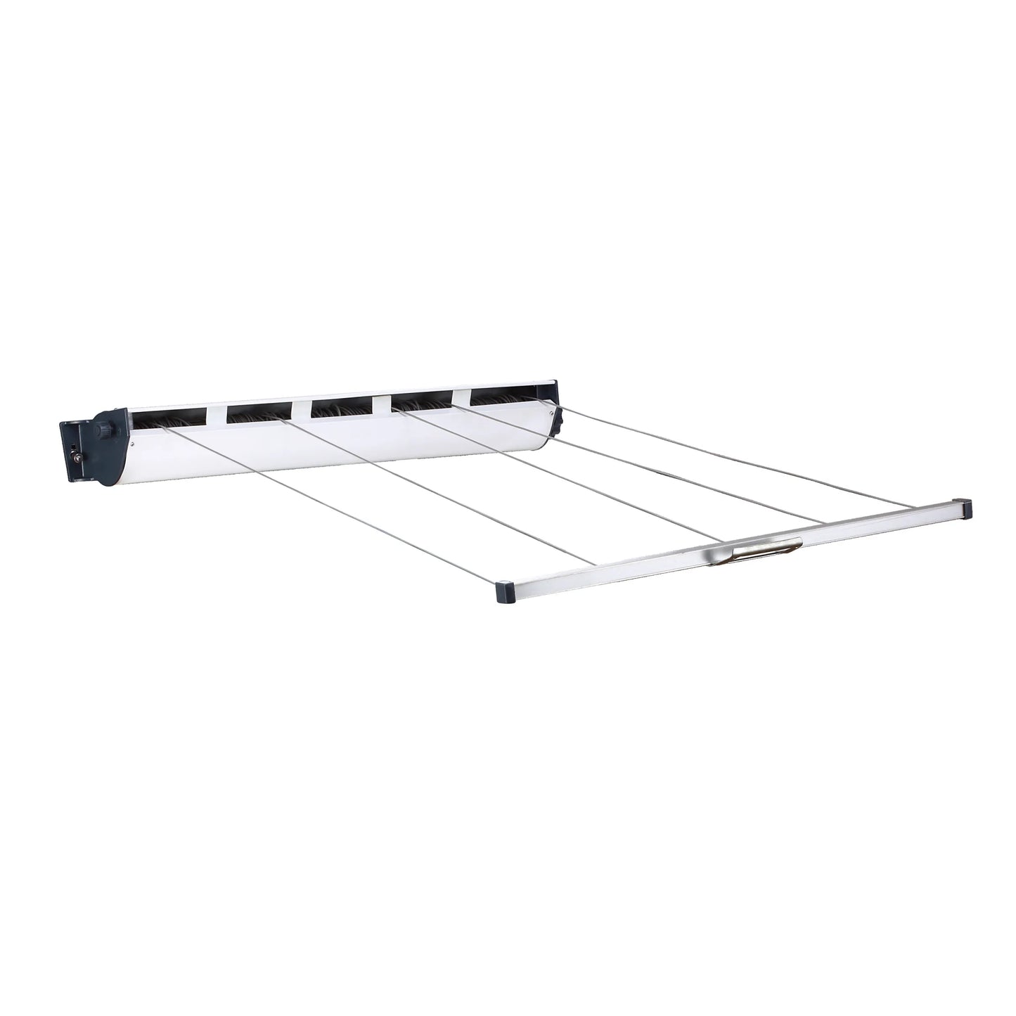 Convenience Retractable Wall-Mounted Iron Clothesline for Small Apartments and Balconies for Courtyard and Outdoor Use