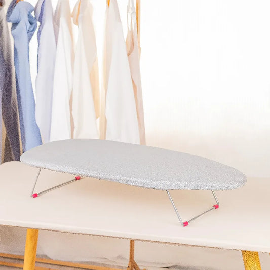 High Quality Folding Ironing Board with Heat Resistant Cover Built-in Iron for Clothing Use
