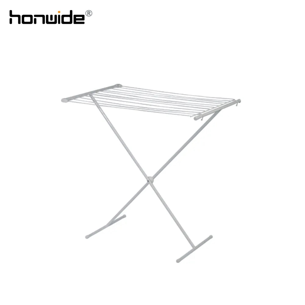 Foldable Metal X-Frame Clothes Hanger Anti-Skid Rubber Feet 9M Indoor Balcony Storage Drying Rack Area Custom Iron Bag for Tools