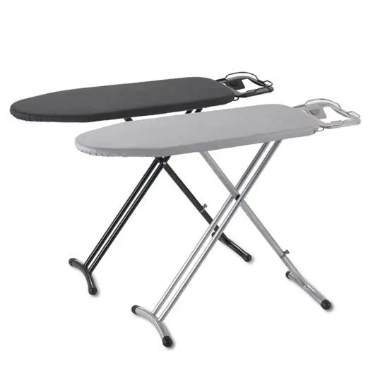 12''X36'' Hotel-Grade Large Ironing Board Metal Ironing Table with Clothes Rack and Vertical Iron Pad