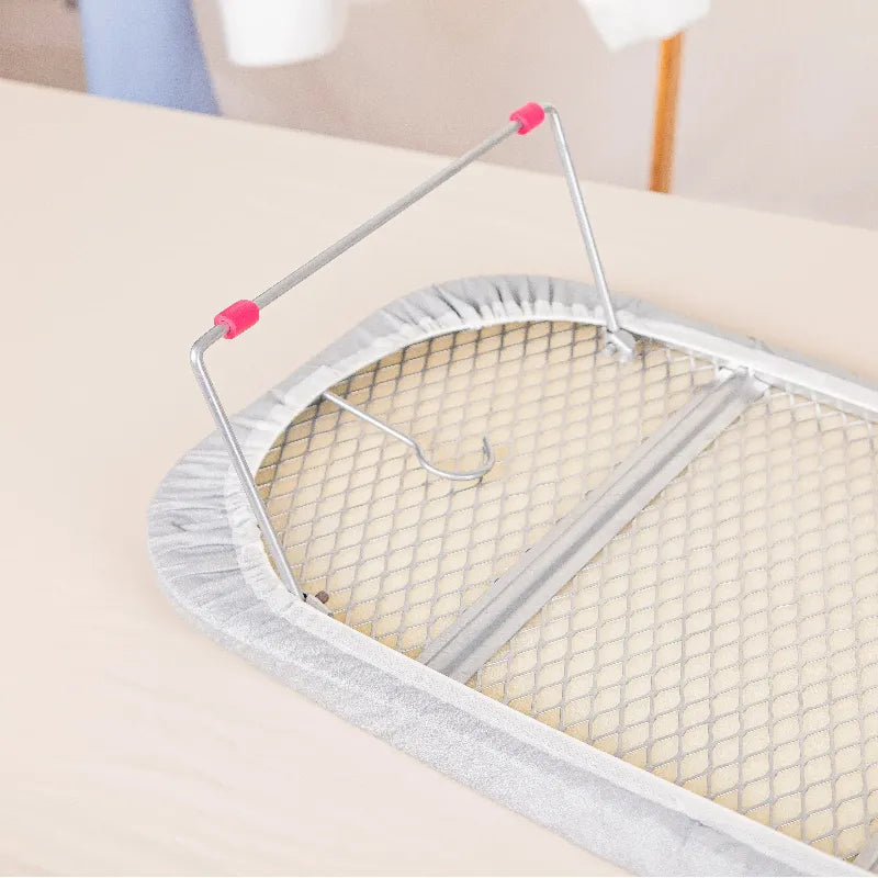 High Quality Folding Ironing Board with Heat Resistant Cover Built-in Iron for Clothing Use