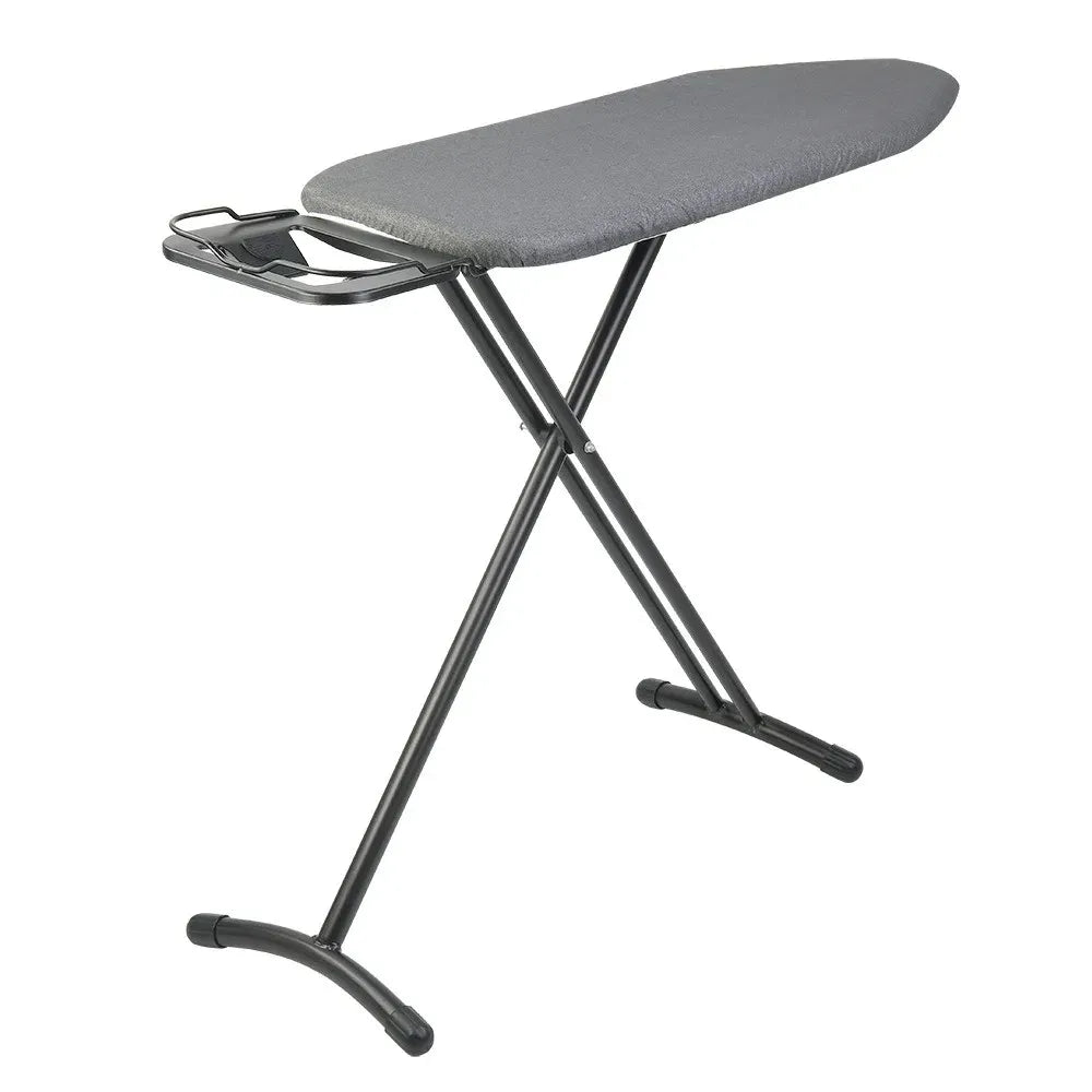 12''X36'' Hotel-Grade Large Ironing Board Metal Ironing Table with Clothes Rack and Vertical Iron Pad