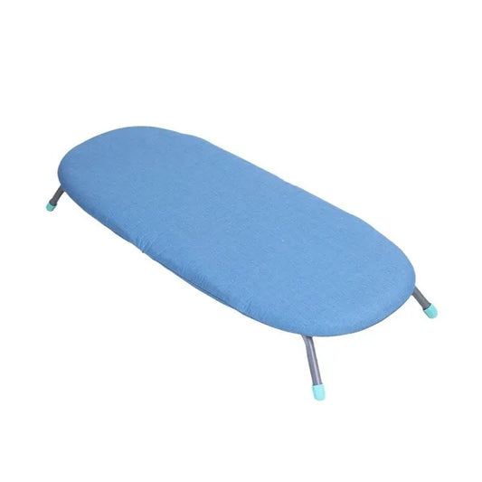 European Design Style Mini Ironing Board Tabletop Foldable with Durable Plastic and Iron Material Hook Type Installation