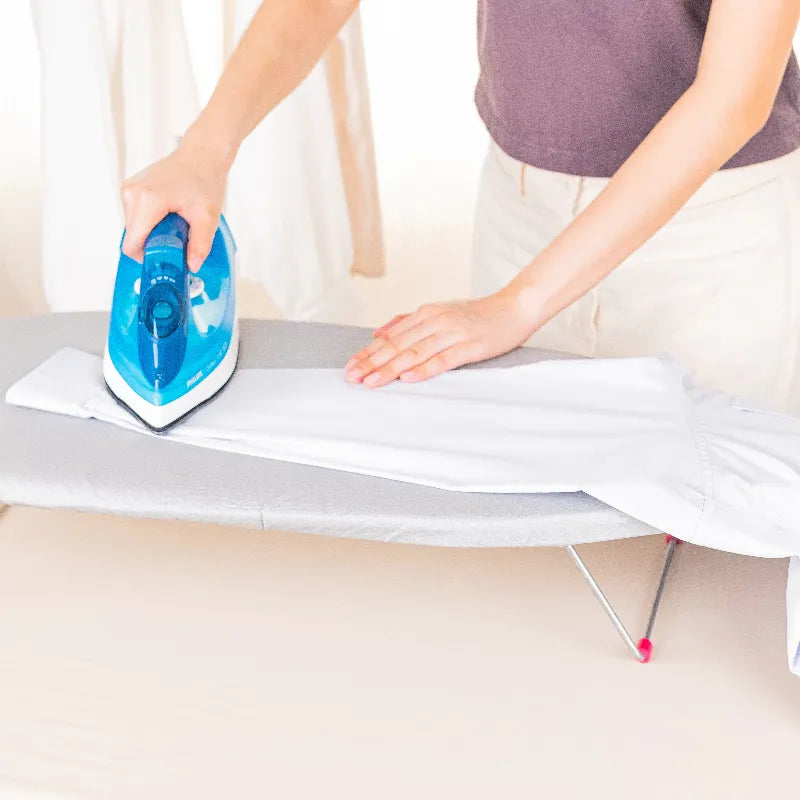 High Quality Folding Ironing Board with Heat Resistant Cover Built-in Iron for Clothing Use