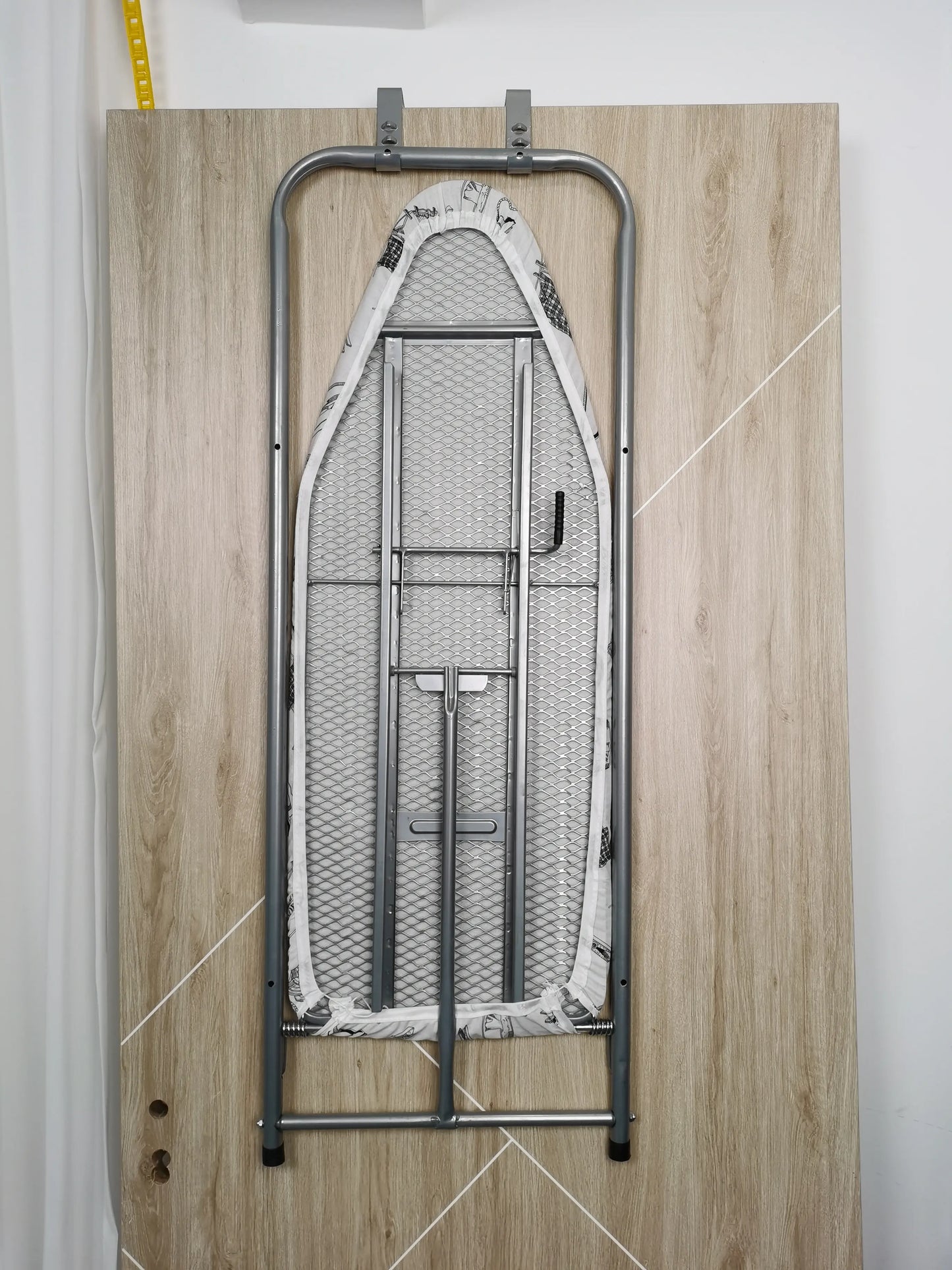 Cheap Price Wall Mounted Ironing Board with Steel Mesh Top Convenient Folding Iron Table for Bathroom Use
