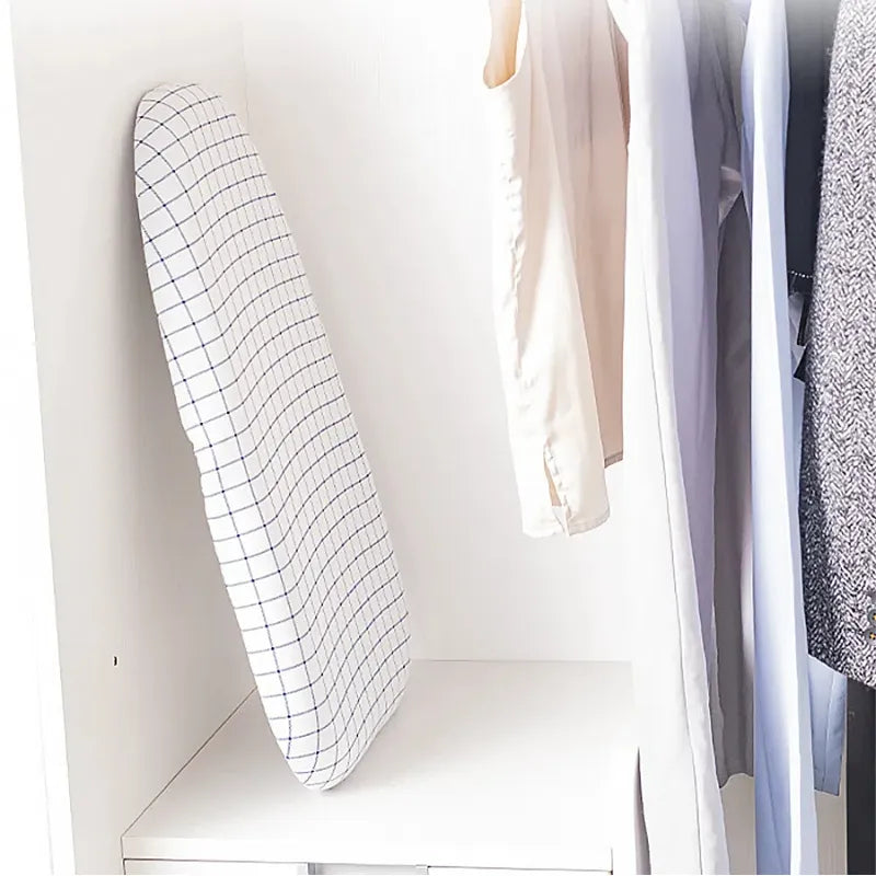 Mini 100% Cotton and Heat Resistant Cover Folding Ironing Board for Wardrobe and Bathroom Cleaning Europe Style Design