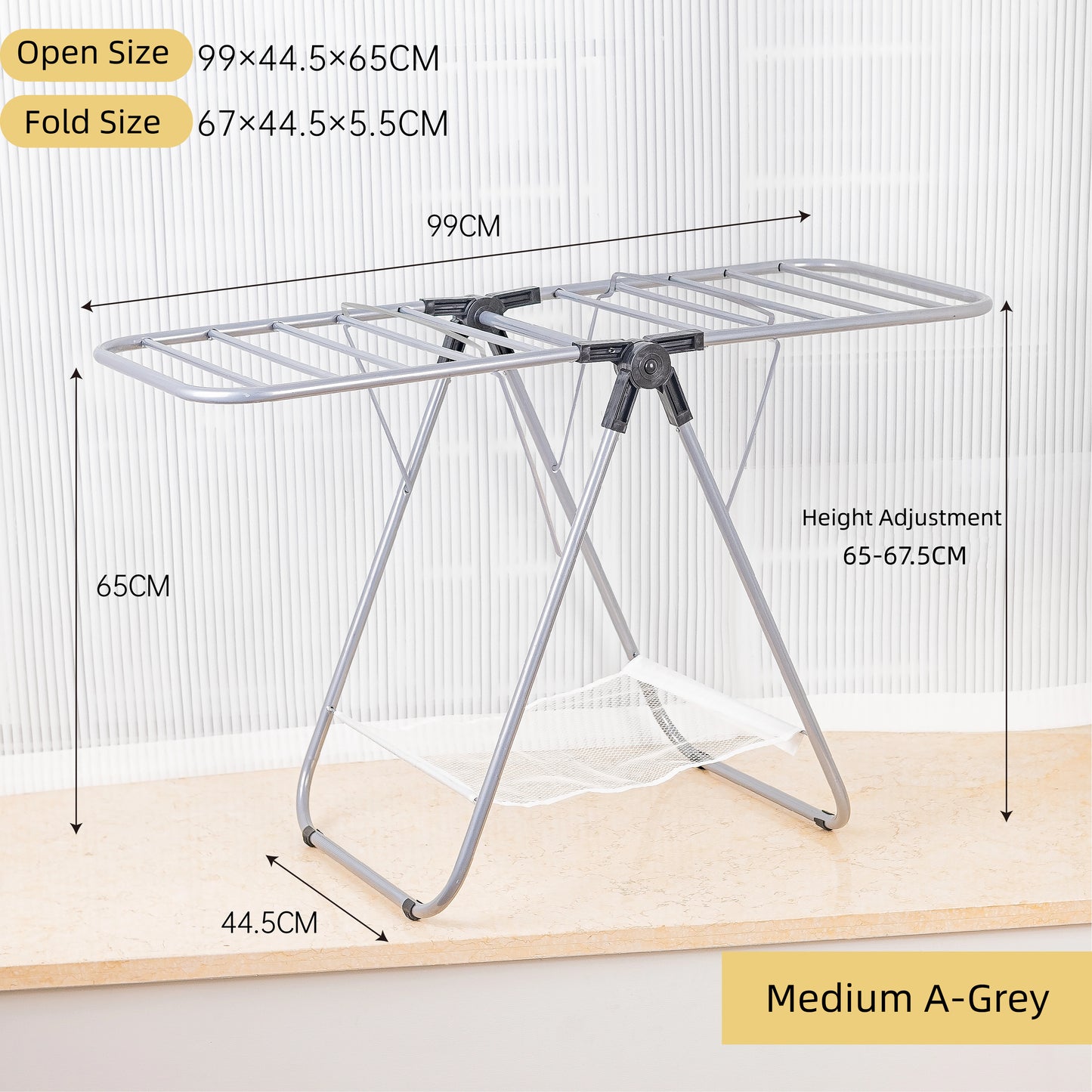 Modern Indoor Foldable Iron Organizer Custom Industrial Wing for Household Clothes Drying Rack for Bathroom Balcony Quilt