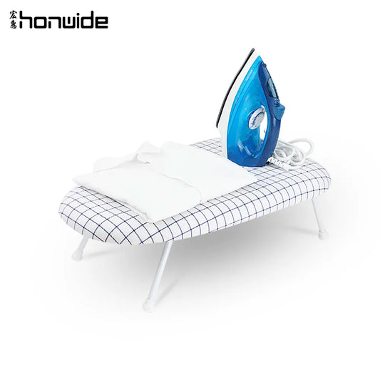 Mini 100% Cotton and Heat Resistant Cover Folding Ironing Board for Wardrobe and Bathroom Cleaning Europe Style Design