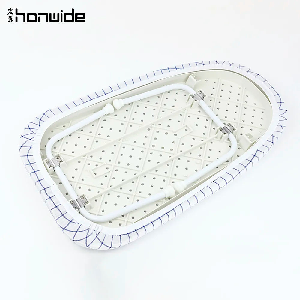 Mini 100% Cotton and Heat Resistant Cover Folding Ironing Board for Wardrobe and Bathroom Cleaning Europe Style Design