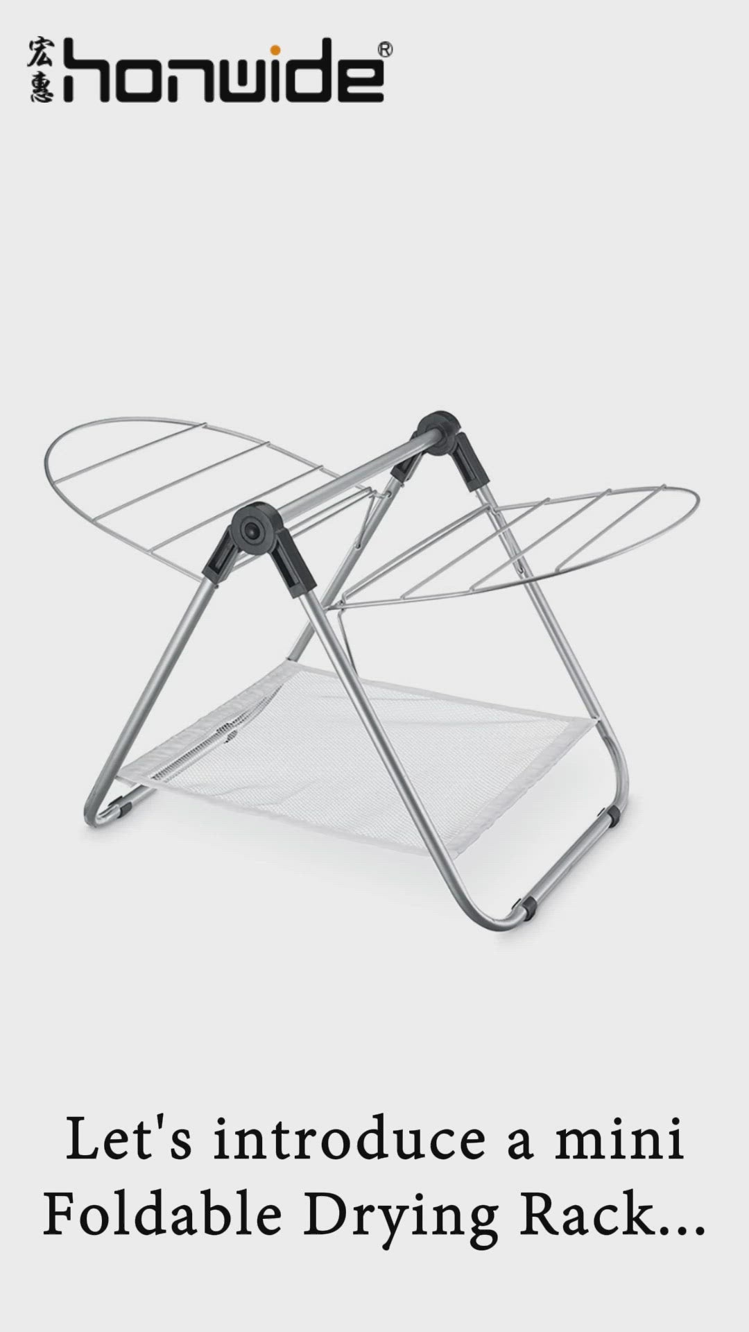 Foldable heavy duty winged clothes dry rack laundry drying rack – Honwide  Houseware